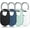 Black + White + Navy Blue + Mint Green, variant on YUNOVA 4 Pack Samsung Galaxy SmartTag2 Case Protective Cover, Shockproof Silicone Skin with Carabiner Key Ring, Anti-Slip Grip & Precise Cutouts for Smart Tag2 Tracking Device Accessories