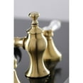 thumbnail image 3 of Kingston Brass KC7067BPL Bel-Air 8 in. Widespread Bathroom Faucet, Brushed Brass, 3 of 3