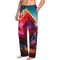 thumbnail image 6 of Sikiie Colorful Stone World Pajama Pants Men, PJ Bottoms, Sleep & Lounge Pants-Small, 6 of 6