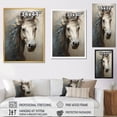 thumbnail image 4 of Designart "Unicorns In Simplistic Art II" Unicorns Floater Framed Canvas Art Print, 4 of 5