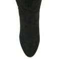 thumbnail image 5 of Womens Faux Suede Faux Lace-up Over-the-knee Boots, 5 of 8