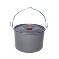 thumbnail image 2 of jinwen Camping Hanging Pot Aluminum Kitchen Cookware for Travel Backpacking Outdoor, 2 of 9