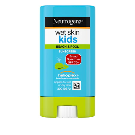 Neutrogena Wet Skin Kids Sunscreen Stick, SPF 70, 0.47 (Best Sunscreen For Skin That Burns Easily)