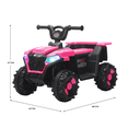 thumbnail image 2 of Cuatrimoto Eléctrica Para Niños Dodo Kids Bdm803 Batería 6v Rosa, 2 of 8