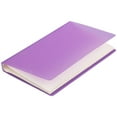 thumbnail image 3 of JAM Paper Business Card Book, 4 x 7 1/4, 72 Card Capacity, Purple, Sold Individually, 3 of 4