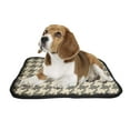 thumbnail image 2 of PKQWTM Abstract classic hounds tooth check Pet Dog Cat Bed Pee Pads Mat Cushion Potty Dogs Blankets Crate Bed Kennel 36x48 inch, 2 of 3
