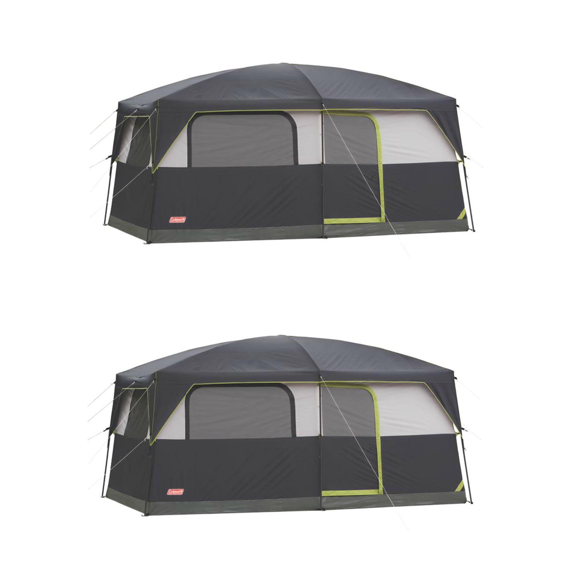 Coleman Prairie Breeze 9 Person Camping Tent W Fan Light 14 X