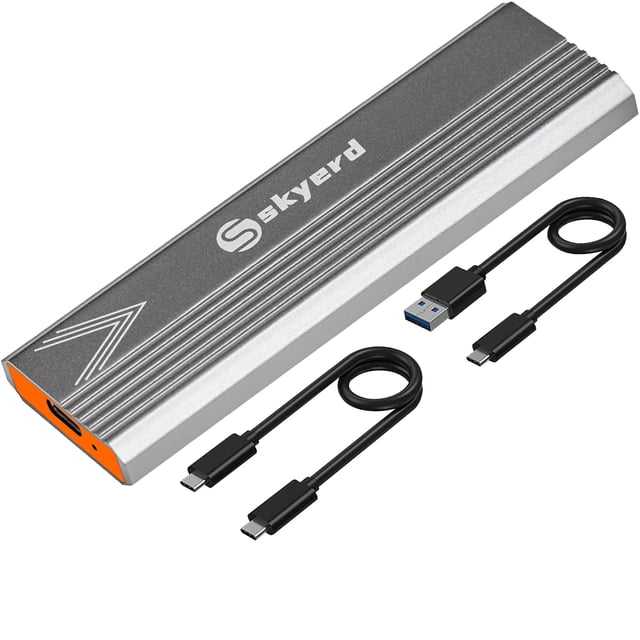 SSD portátil Skyerd M.2 NVMe PCIe de 2 TB USB 3.1 Gen 2