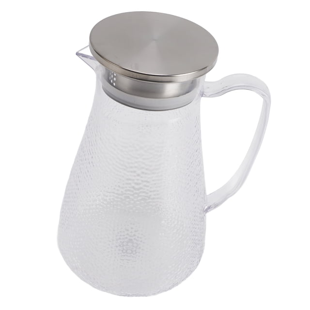 1500ml Jarra De Agua Acrílico Con Tapa Y Para Bebidas Calientes/frías Té Helado Jugo Leche Limonada