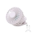 thumbnail image 2 of Travel Outdoor Hiking Portable Multi Function Clip Cap Solar Rechargeable Fan Desktop USB Rechargeable Fan, 2 of 5
