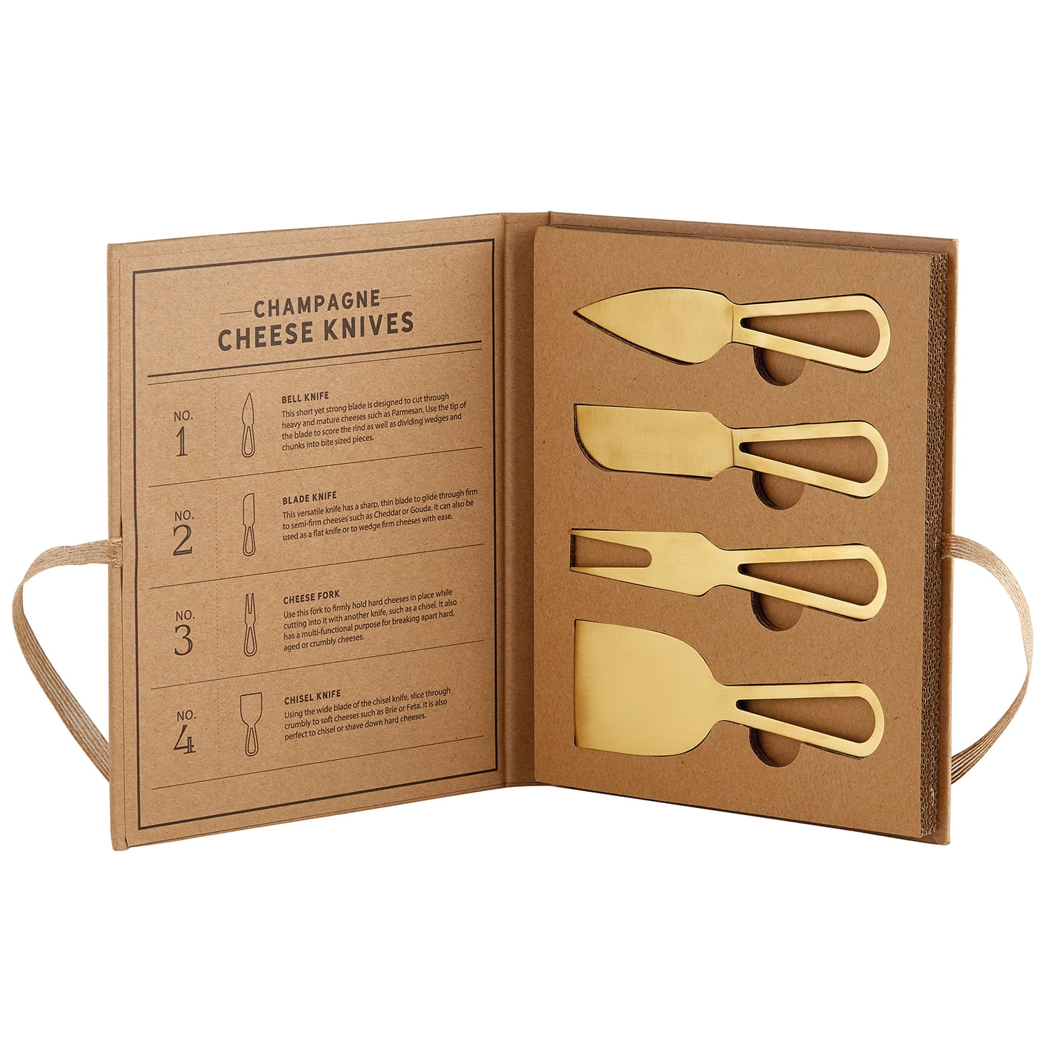Set of 4Piece Cheese Spreader 7" x 8.5"