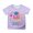 Purple, variant on Hiijoy Toddler Girls Graduation Photo T-Shirt Letter Print Short Sleeve Tshirt, Sizes 3-13