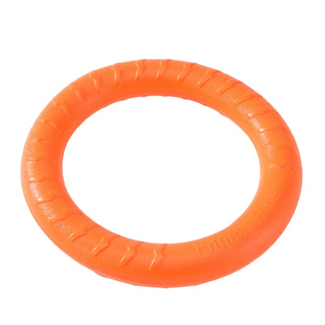 Methold Anillo de entrenamiento para morder, animales de interior para exteriores, juguetes voladores de EVA, mordedor, mascotas grandes y pequeñas, Suministros para perros Naranja Methold PT003590-01