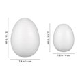 thumbnail image 3 of 40 Pcs Foam Eggs Foam Easter Eggs Blank Eggs Halloween Craft Foam Eggs Unfinished Easter Egg Ornament, 3 of 3