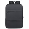 thumbnail image 1 of Multifunctional Backpack, Waterproof, with USB Charging Port, Business/Travel and Laptop Leisure, Black, 1 of 4