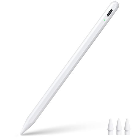 Stylus Pen for IPad,Apple Pens,IPad Pencil 2nd Generation,Smart Touch Switch,Compatible with(2018-2023) Magnetic IPad 6-10,I Pad Mini 5/6,IPad Air 3-5,iPad Pro 11"/12.9" White