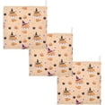 thumbnail image 7 of Dreamtimes 3 PCS Cute Fox Dog Baby Muslin Washcloths, Funny Halloween Face Towel Burp Cloths Ultra Soft Absorbent Cotton Bath Wipes Towels for Newborn Boys Girls, 7 of 7