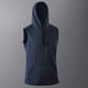 thumbnail image 1 of pstuiky Camisetas sin mangas para hombre, Blusa deportiva sin mangas con capucha y cuello en V para hombre Tops elegantes para mujer s, 1 of 4