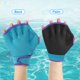 thumbnail image 4 of Guantes de natación webbed Uxcell Guantes de natación Guantes de fitness acuático Guantes de aeróbic Azul/Púrpura 1 par, M, 4 of 6