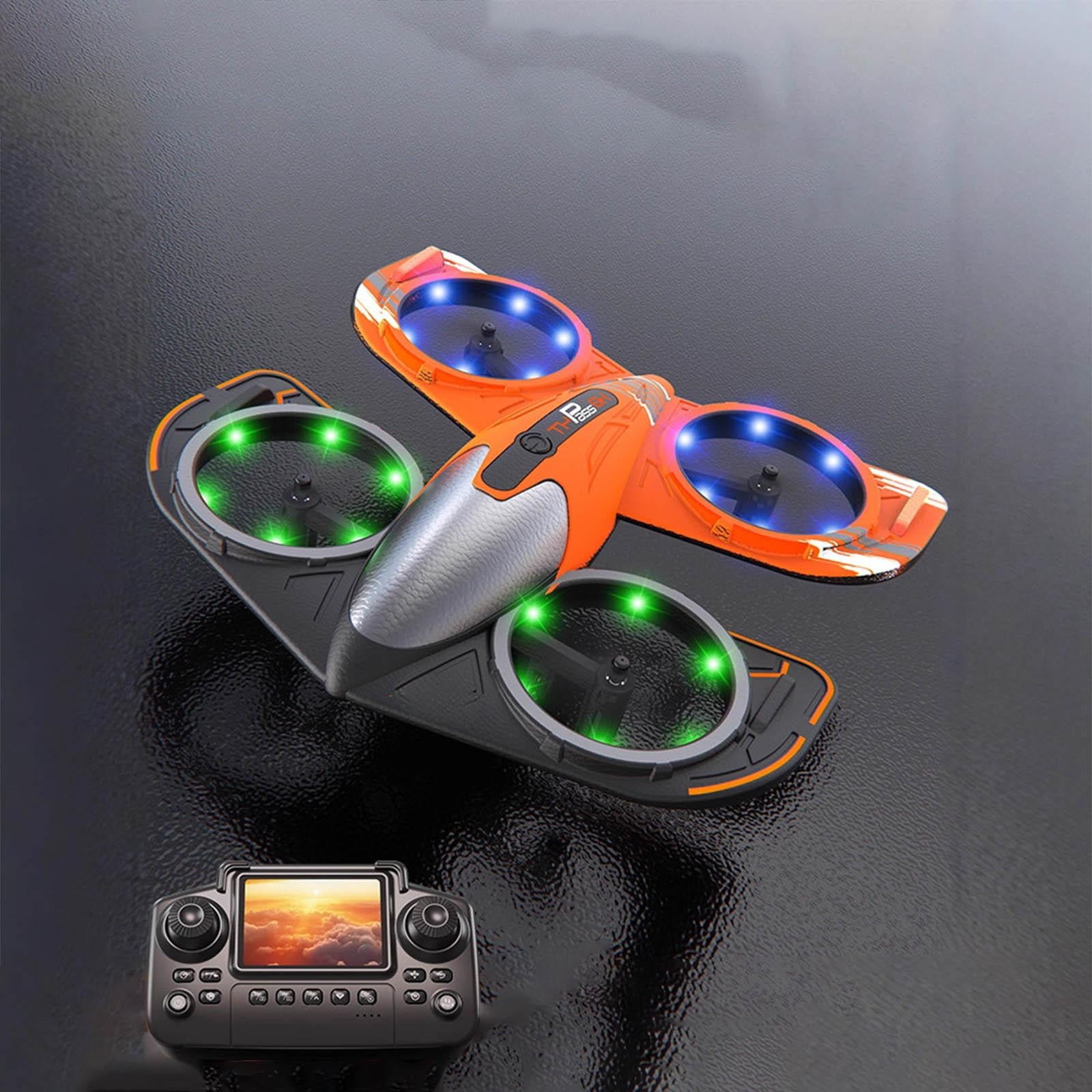 High-End Remote Control Foam Fighter Plane, HD Aerial Photography, Screen Controller, Long Battery Life, Multiple Flight Modes, 360° Rolls RC Airplane Adventure Toy