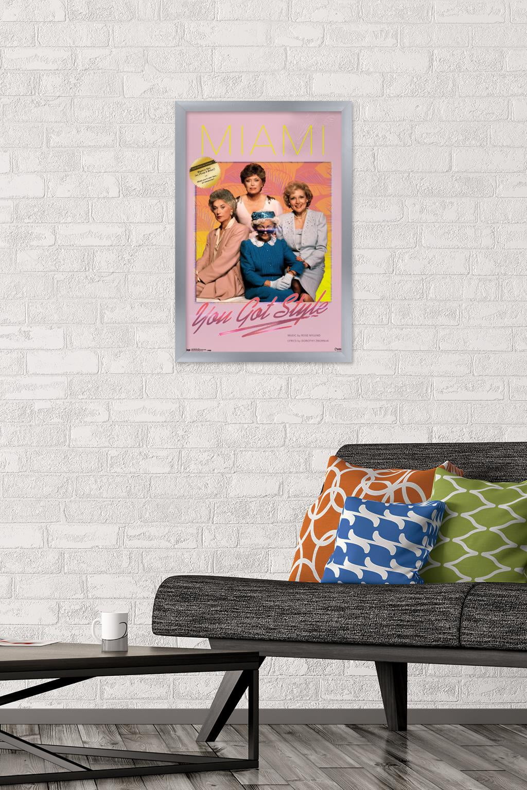 The Golden Girls - Album Wall Poster, 14.725" x 22.375", Framed