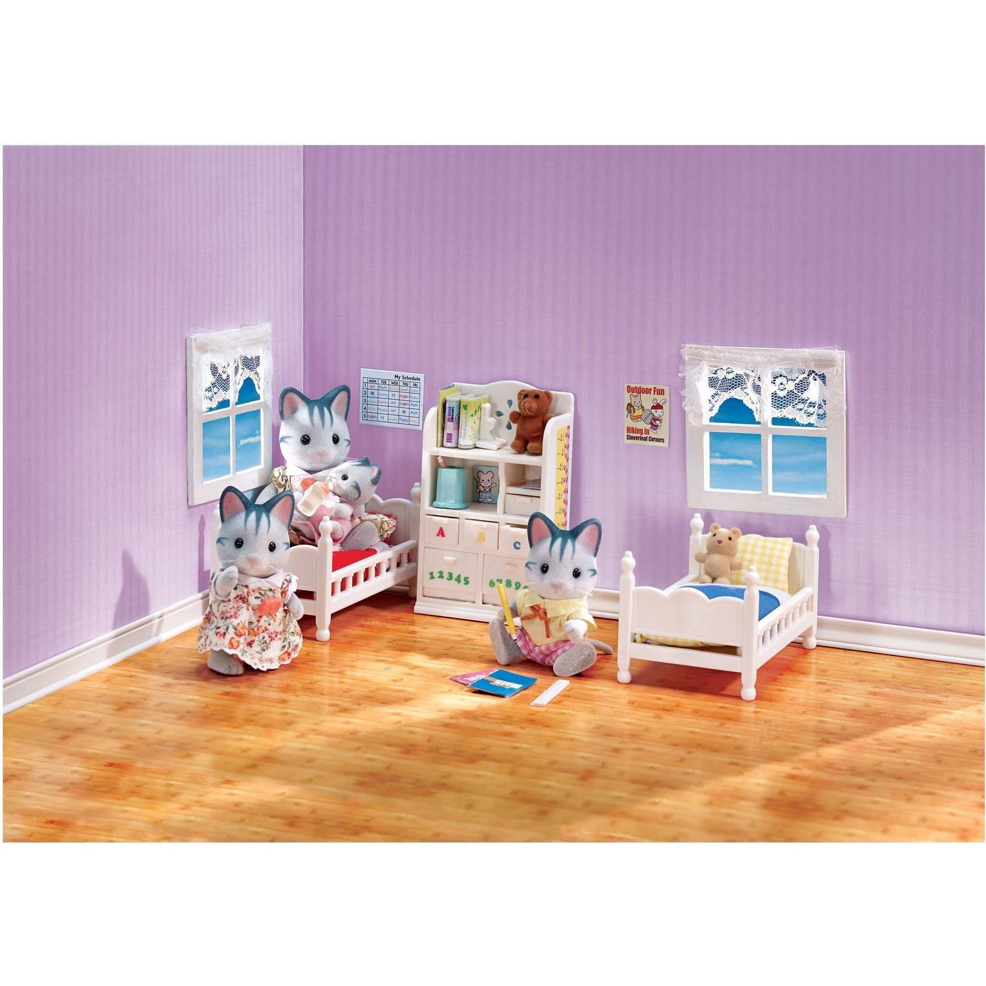 Calico critters floral bedroom set cheap