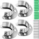 thumbnail image 1 of U Shaped Pole Bracket Set, 304 Stainless Steel U Pole Base Clamps for Closet, Cabinet, Bathroom, Kitchen, etc., 1 of 4