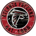 thumbnail image 3 of New England Patriots 23.5" Distressed Round Sign, 3 of 7