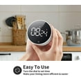 thumbnail image 2 of Minuteur De Cuisine Numrique (blanco): Minuteur Magntique Avec Grand Cran Led, Volume Et Luminosit Rglables, Facile Utiliser Pour Les Enfants Et, 2 of 4