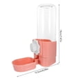 thumbnail image 2 of unbranded Bebedero Para Jaula De Mascotas En Color Rosa Con Antivuelco Para Y Hámster, 2 of 8