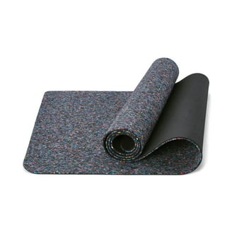 Gaiam Performance Yoga Mat, Teal/Grey, Eco-friendly TPE, 23.5