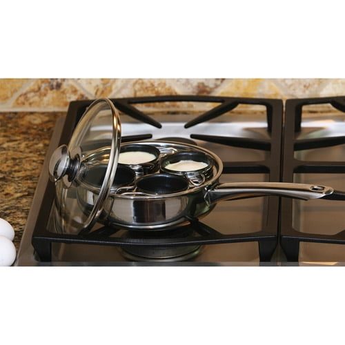 Cook Pro 18/10 Stainless Steel 4Egg Poacher