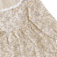 thumbnail image 4 of LYMAYTER 2-7Y Toddler Girls Floral Print Dress Kids Lace Collar Long Sleeve Soft Casual Daily Outfit, 4 of 7
