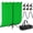 Green, variant on EMART 5x6.5ft Green Screen Backdrop Kit, with Photo Greenscreen Background, Portable T-Shape Stand for Photography, Studio