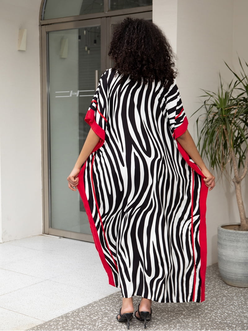 zebra print beach dress Georgia Zebra Print Dress