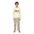thumbnail image 5 of Family Matching Christmas Pajama Set, Volleyball Holiday Theme with Festive Cream Design and Pet Outfit, 5 of 7