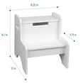 thumbnail image 6 of Two Step Stool - White, 6 of 8
