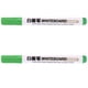 thumbnail image 1 of Marcador para pizarron VentDepot Plumon Verde de Pizarron MarkerGreen 2 Pzas Punta redonda mediana MXMRA-002, 1 of 2