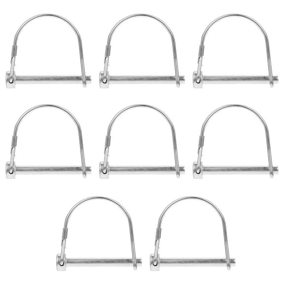 8 Pcs Insurance Pin Trailers Machinery Fasteners Trailer Locking Pin Pto Shaft Locking Pin Pin Shaft Locking Safety Pins