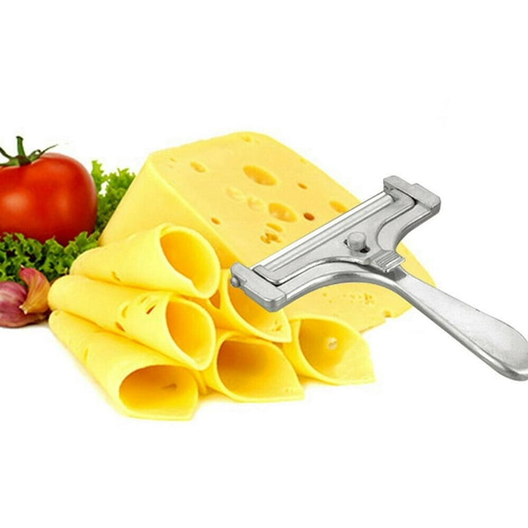 HCQXNSL Gold Wire Cheese Slicer Stainless Steel Thickness Adjustable Wire Cheese  Cutter Kitchen Cooking Tool for Home Kitchen Restaurant Soft Semi-Hard  Cheese Cutting 