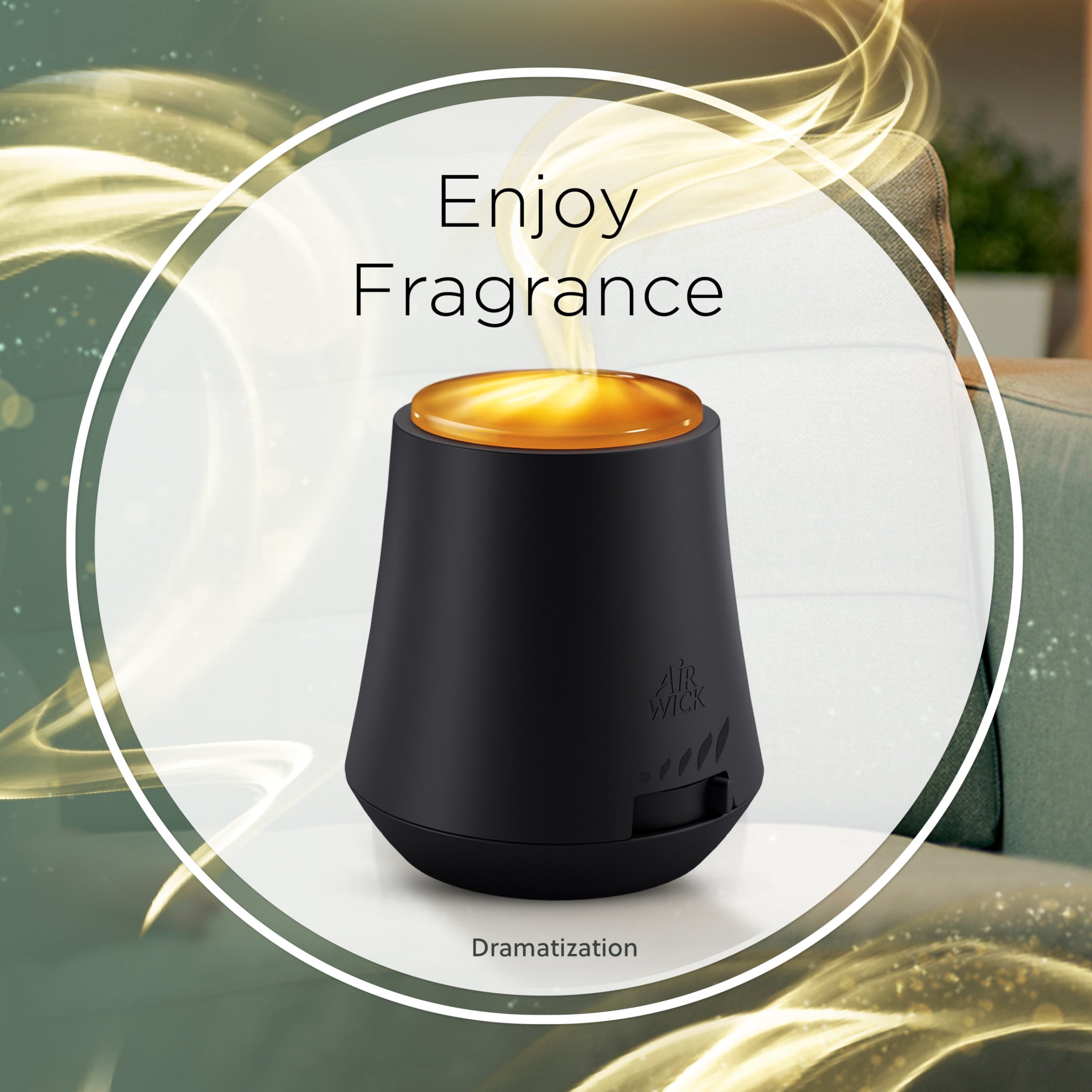 Air Wick Essential Mist Vibrant Scented Oil Air Freshener Diffuser Refill, Cotton and White Lotus, 1 Count