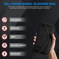 thumbnail image 3 of Faraday Bags, RFID GPS Signal Blocking Cage, Anti-Tracking Anti-Hacking Shield Pouch for Phones Privacy Protection and Car Key, Universal Signal Shielding Wallet Phone Bags, 3 of 8