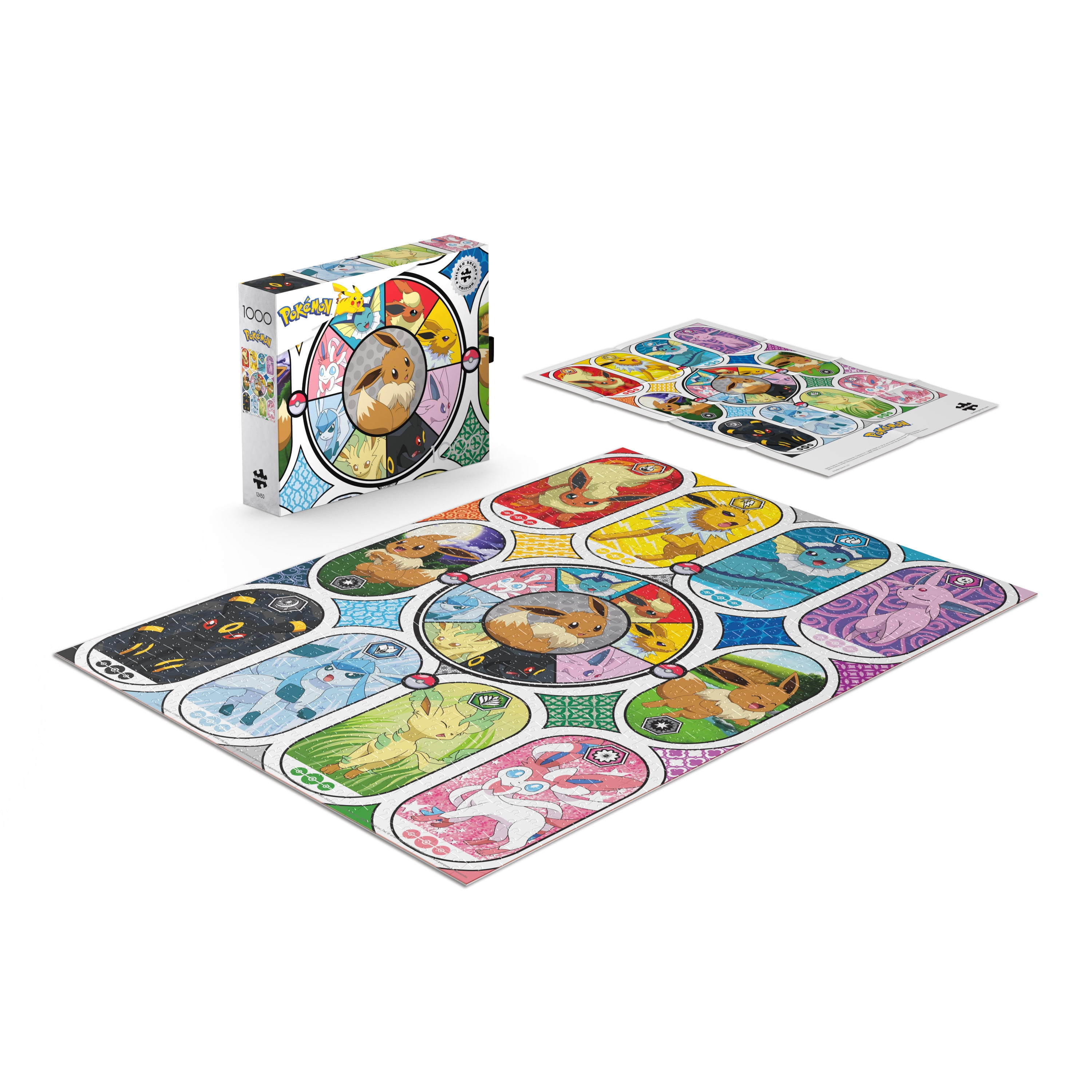 Buffalo Games 1000-Piece Windows of Eevee Interlocking Jigsaw Puzzle for Adults Ages 14+