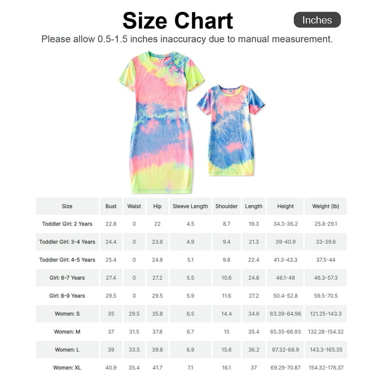 PatPat Family Matching Outfits Pink Dress for Women Toddler Girl