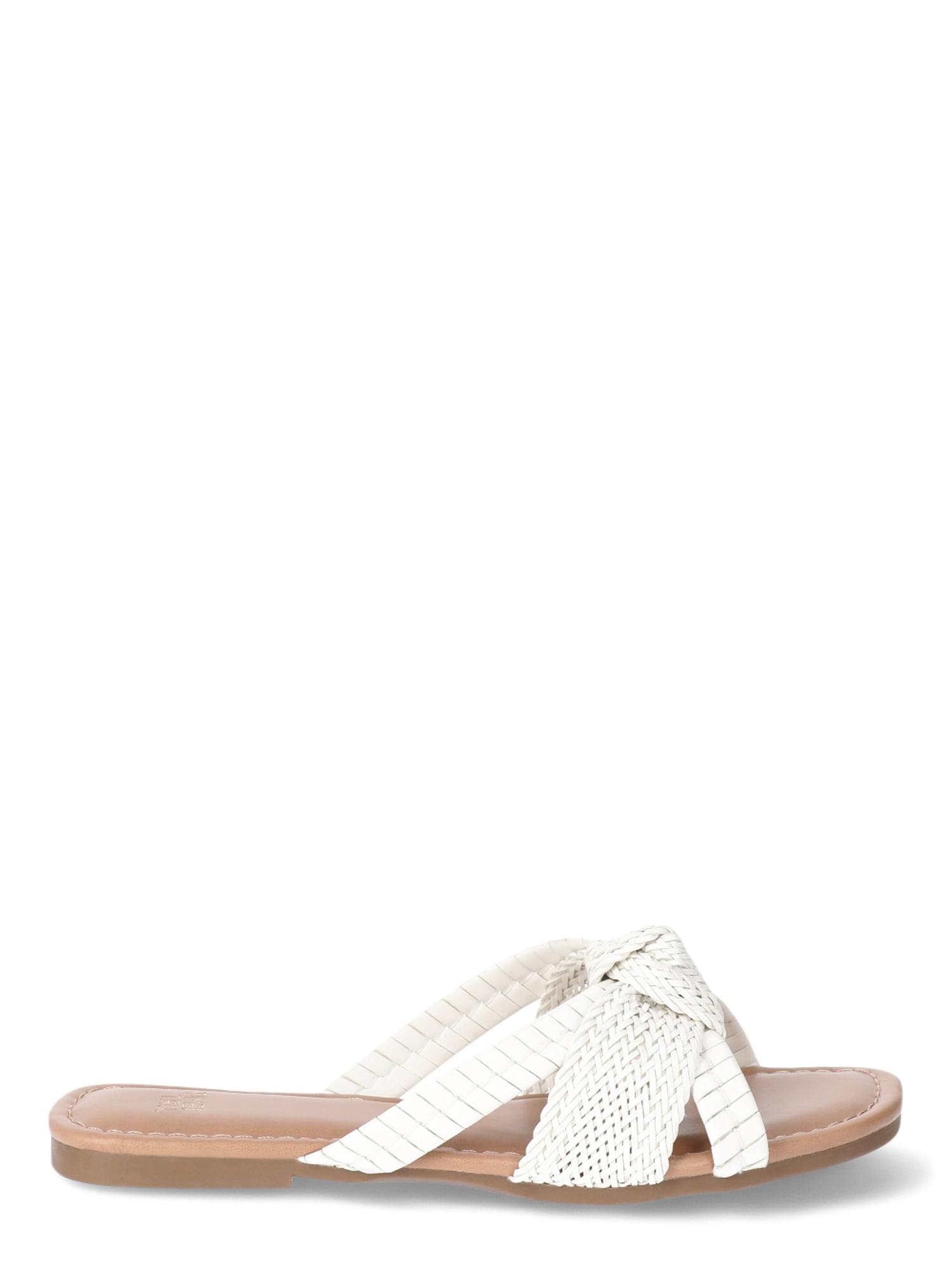 Time and Tru Women's Woven Knot Slide Sandal
