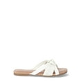 thumbnail image 5 of Time and Tru Women's Woven Knot Slide Sandal, 5 of 5
