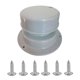thumbnail image 5 of Tapa de ventilación de techo para RV, tapa de ventilación de plomería con tornillos de instalación, pieza de repuesto, Gris, 5 of 9
