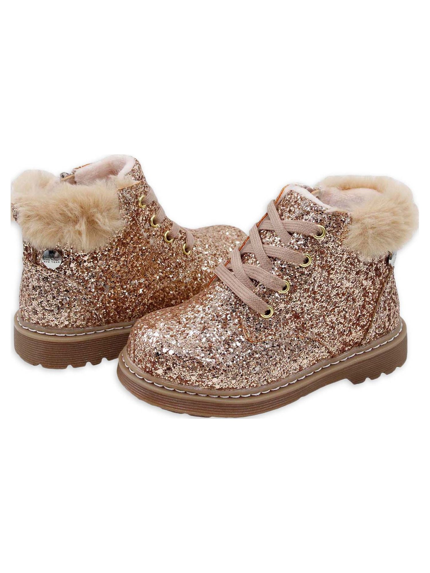 Nicole Miller Toddler Girls Lined Boots, Sizes 7-10