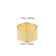 thumbnail image 2 of Dedal de metal Uxcell anillo amarillo dedales 5 paquetes, 2 of 5