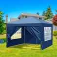 thumbnail image 2 of Ktaxon 10'x10' Pop Up Tent Folding Gazebo Beach Canopy W/4 Carry Bag, 2 of 9